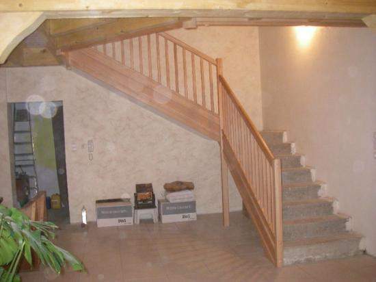 Pose escalier en intérieur Thann