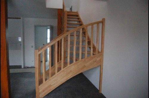 Construction escalier en bois Thann